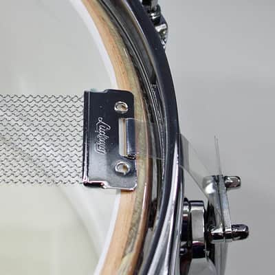 Ludwig Legacy Mahogany 6.5" x 14" Snare Drum w/ VIDEO! Vintage Pink Oyster 3-Ply image 7