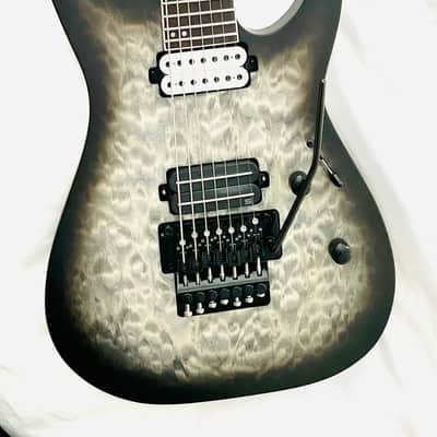 ESP LTD M-1007 Baritone 2024 - Present - Charcoal Burst Satin image 1