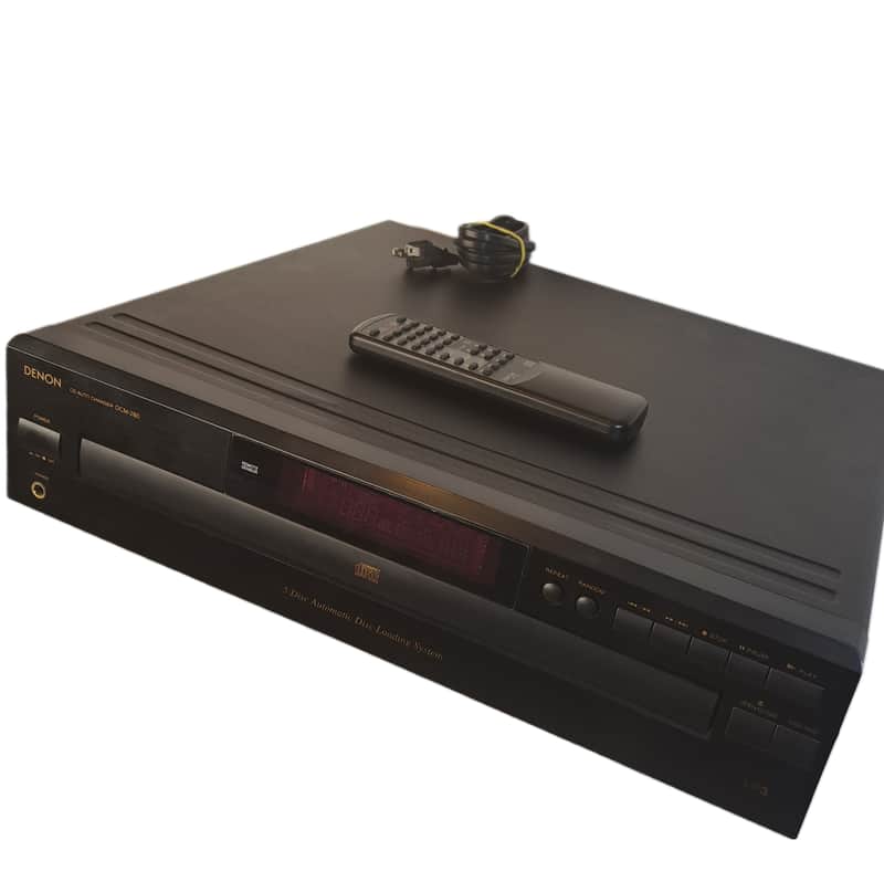 Denon DCM-280 5 Disc CD Player/Changer with MP3 Decoder & Remote image 1