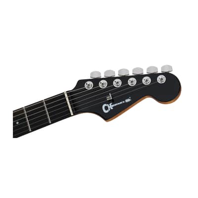 Charvel Pro-Mod Plus DK24 HH 2PT EB 6-String Electric Guitar (Raven Black) image 6