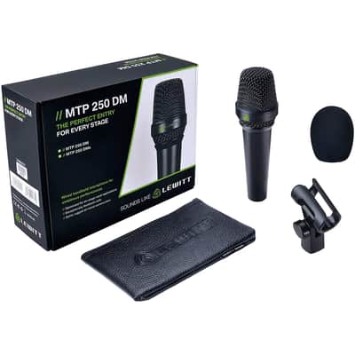 Lewitt MTP-250-DM-S Wired Handheld Dynamic Microphone with On/Off Switch image 2