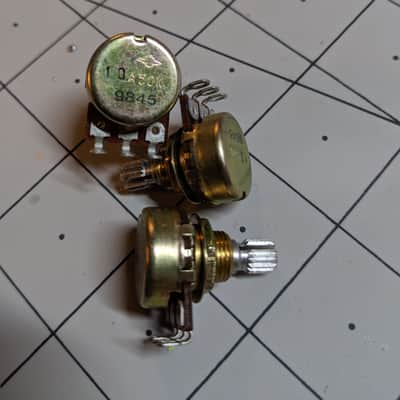 Alpha A50k potentiometers-new- lot of 3 image 2