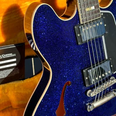 Gibson ES-335 1964 Historic Brunswick Blue Sparkle image 4