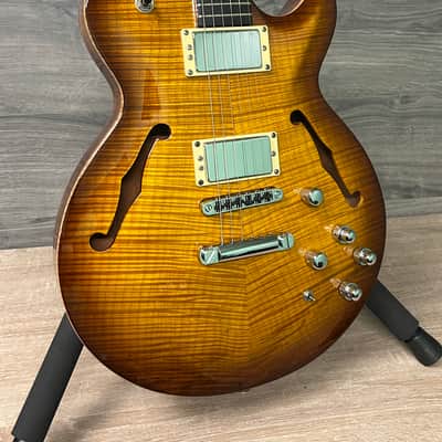 Carvin SH575 Semi-Hollow Electric Synth Access Guitar Piezo w/ Case #2818 image 7