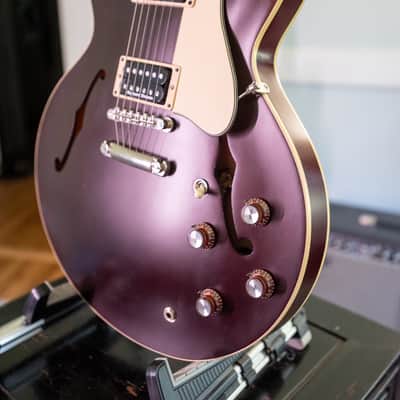 Gibson 335 Mod Shop - Electric Plum - Pearly Gates image 4