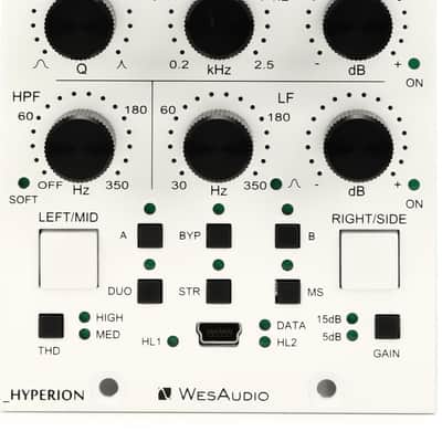 WesAudio Hyperion NG500 500 Series Stereo Analog Equalizer with Digital Recall image 1