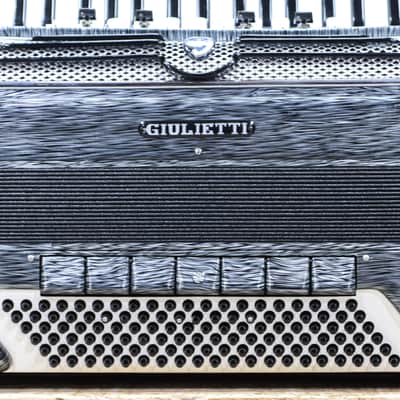 Giulietti Musette Model 120-Bass 41-Key Gray Piano Accordion w/Case #17568 image 6