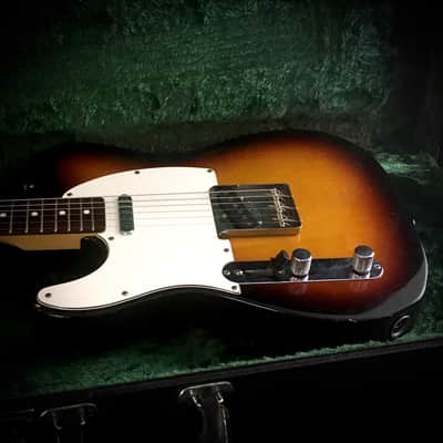 LEFTY! Vintage Fender Japan Custom Edition Tele Nitrocellulose Lacquer Sunburst Telecaster Collectors HSC 1 of 1! image 12