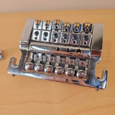 Kahler USA Flat Mount Tremolo 2200 Bridge Chrome with Locking Nut image 2