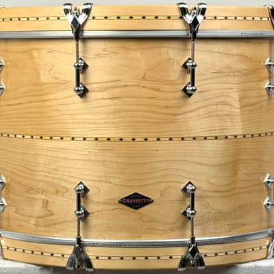Craviotto 22/13/16" Custom Shop Solid Maple Drum Set - Maple Inlay Bild 5