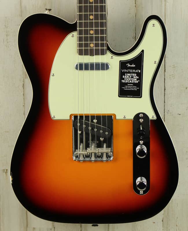 DEMO Fender Limited Edition Vintera III Early '60s Telecaster Custom - 3-Color Sunburst (742) image 1