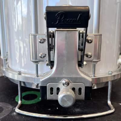 Pearl 11x13 Marching Snare Maple High Tension 90's - 2000's - White image 5