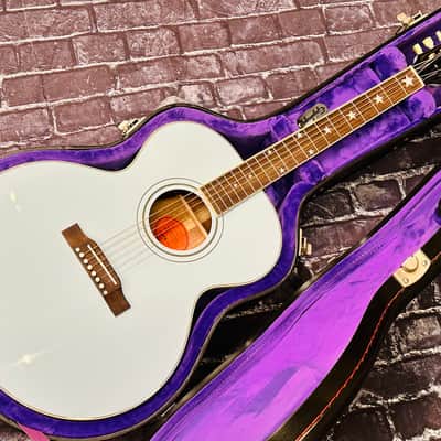 Epiphone J-180 LS Jumbo Ac/El Inspired by Gibson Frost Blue w/Case Auth Dlr #922 image 7