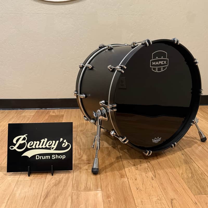 Mapex Saturn Series 16x22 Bass Drum in Satin Flat Black (Rm4) image 1