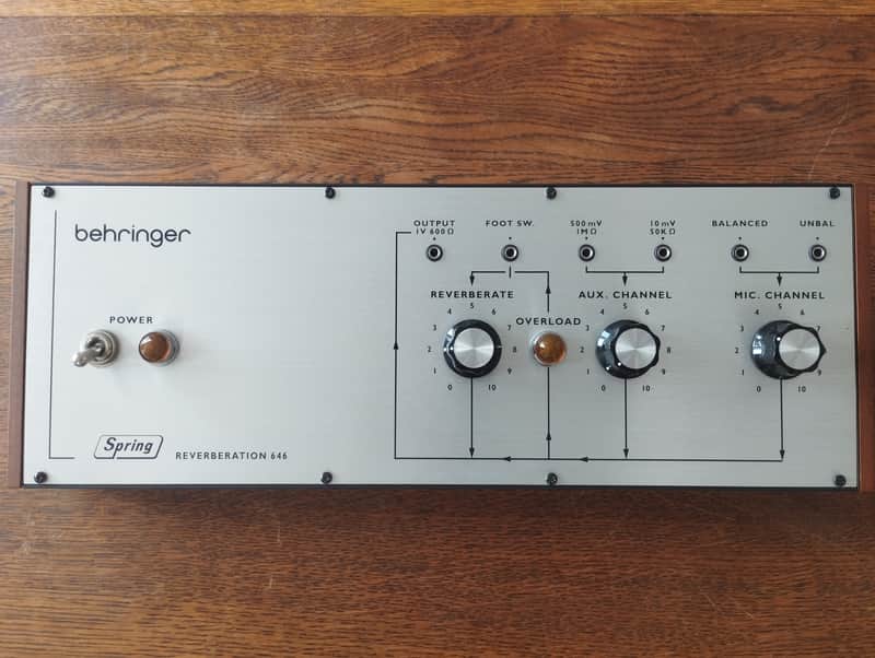 Behringer 646 Spring Reverberation Module 2024 - Present - Metal image 1