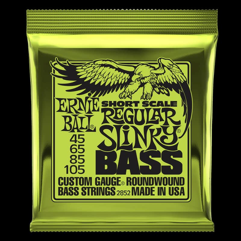 Ernie Ball SHORT SCALE Regular Slinky Bass Nickel Round Wound Strings 45 65 85 105 image 1