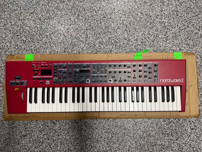 Nord Wave 2 61-Key 48-Voice Polyphonic Synthesizer 2026 - Red image 1