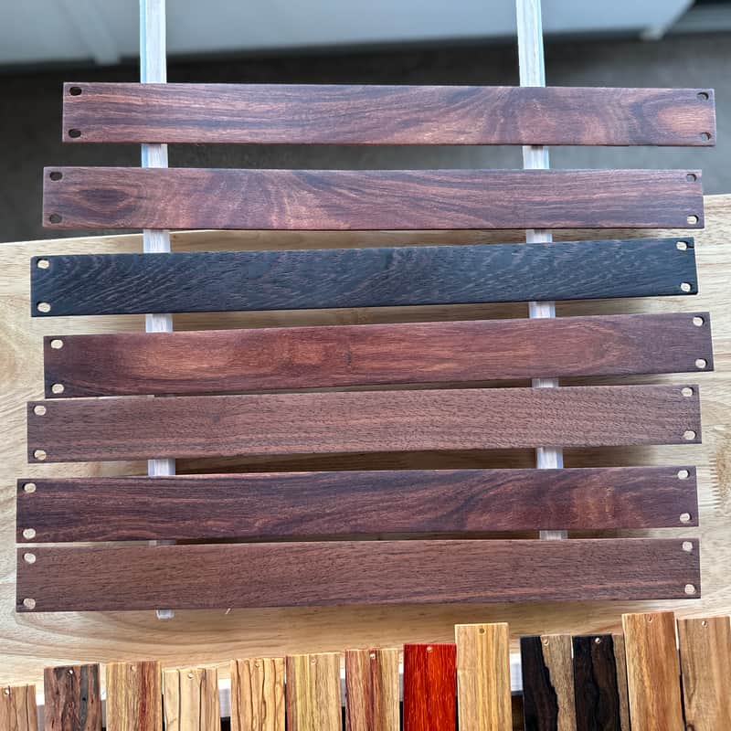 1U 19” Rack Wood Blank - Exotic Wood & North American Wood 2025 image 1