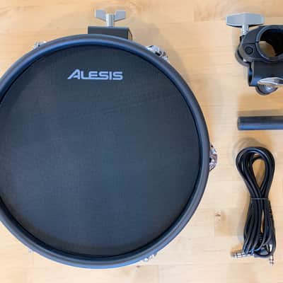 NEW Alesis DM10 MKII 10 Inch Mesh DUAL-ZONE Pad With Sensitivity Knob + Clamp, L-Rod, Cable