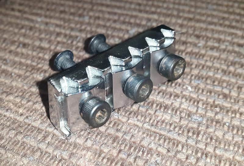 Vintage-German-made-Floyd-Rose-R2-chrome-locking-nut-kramer-era-rear-mount Vintage-German-made-Flo image 1
