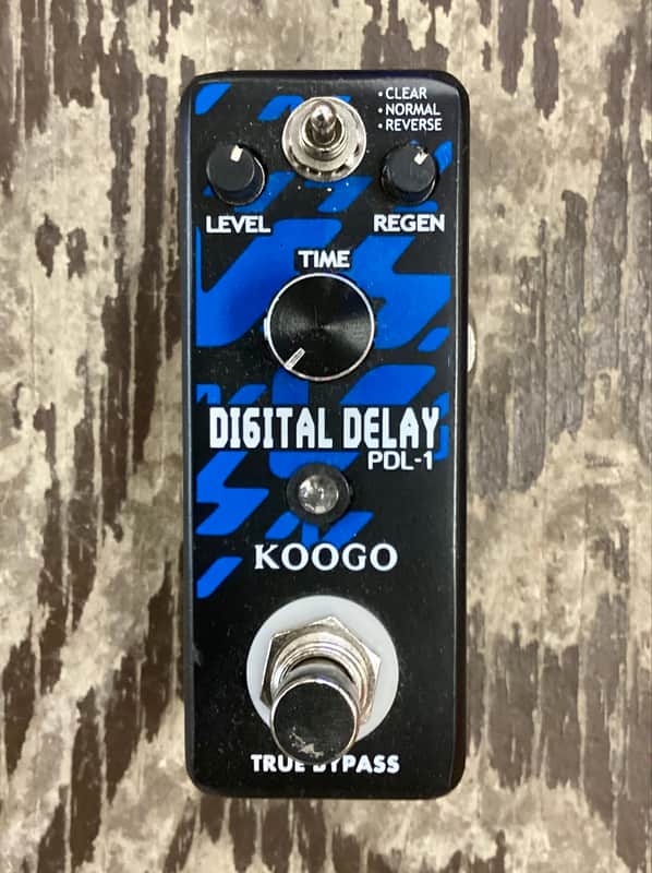 Koogo Digital Delay Pedal Pure Echo Mini Delay with Reverse - image 1