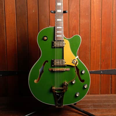 Epiphone Emperor Swingster Forest Green Metallic Hollowbody Electric Guitar image 2