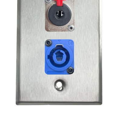 Stainless PROCRAFT SPL-2X-ST-VAR 1 Gang Stainless Pro Audio Installation Wall Plate Loaded, Made in the USA-RJ45 (CAT 5) Feed-Thru / HDMI Feed-Thru image 22