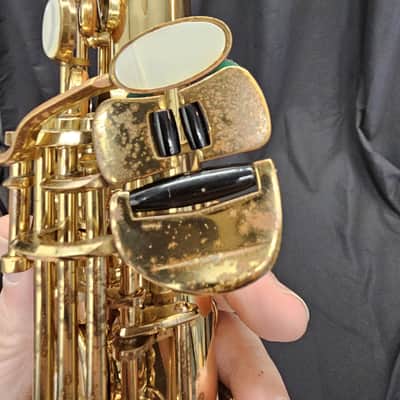 Belcrest Bb Soprano Saxophone - Lacquered Brass w/ case image 10