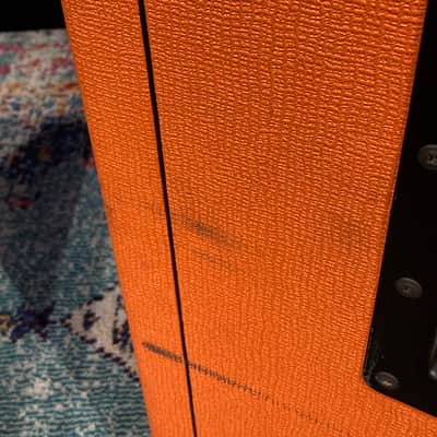 Tom Petersson's Cheap Trick, Orange - OBC410 4x10" 600-watt Bass Cabinet with Horn 8-ohm SIGNED!, AUTHENTICATED!  (TP #7) image 21