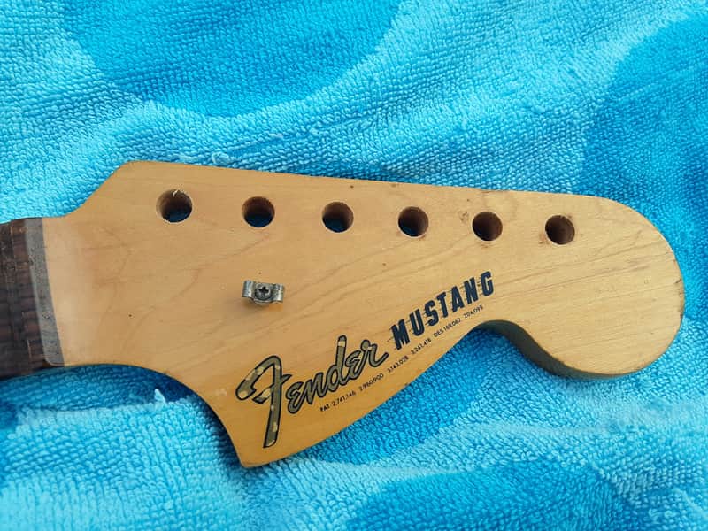 1968 Fender Mustang guitar neck rosewood | Reverb Poland