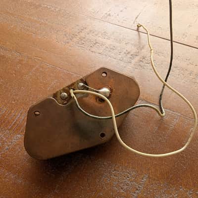 Fender Telecaster Bridge Pickup With Bottom Plate 1969 Gray Bottom image 6