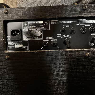 Vox AD120VT 2001 with rare VC‑12 foot controller - Blue Series (blue diamond grill) on black/gold image 5