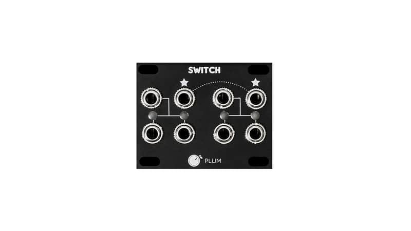 Plum Audio SWITCH 1U - Super fast dual 2:1 switch 2022 Black image 1