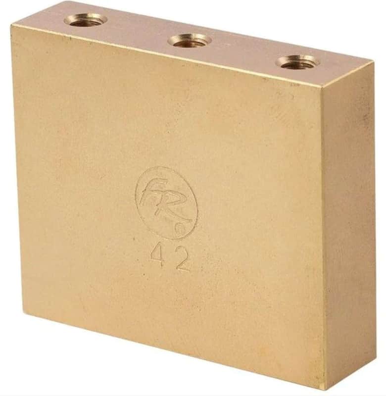 Genuine Floyd Rose Original Fat Brass Tremolo Block 42mm FROFTB42 image 1
