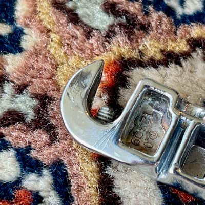 1960's Chrome Gibson Wraparound Bridge Les Paul Junior SG TPBR 8513 12809 Lightning Bar image 8