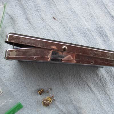 Vintage Fender Volume Pedal 1962-1963 Chrome For Repair Needs New Pot Vintage Fender Volume Pedal For Repair image 2