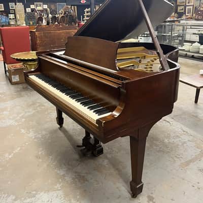 Steinway & Sons Model M – 5'7" Mahogany Grand Piano – Beautiful Tone – Exceptional Value image 2