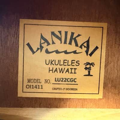 Lanikai LU-22CGC Concert Ukulele Mahogany w/ Road Runner Gig Bag 2010's image 5