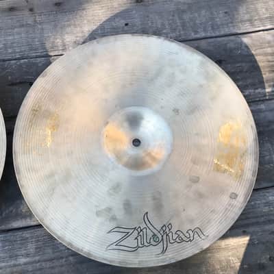 Zildjian 14” A Rock Hats Vintage Hollow Logo image 6