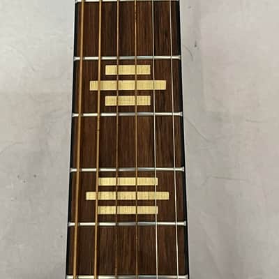 Recording King Series 7 RPS-7-NGB Limited-edition Steamboat Single 0 Acoustic Guitar - Black and Gold Satin image 5