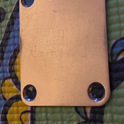 1957 Fender Neck Plate original vintage pre-CBS - Stratocaster/Telecaster/Bass/etc - Chrome ‘57 image 1