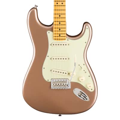Used Fender American Professional Classic Stratocaster - Faded Firemist Gold image 1