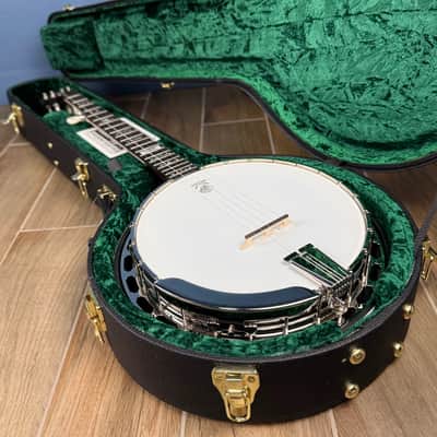 Custom Deering Rustic Wreath 5 String Banjo with Speed Finish Neck image 23