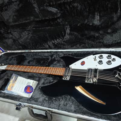 NEW 2024 Rickenbacker 330/12 Semi-Hollow Electric - Jetglo w/OHSC #744 image 12