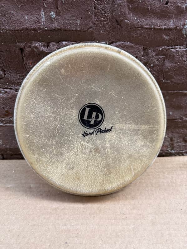 Latin Percussion (LP) Hand Picked Conga Head – Natural Rawhide – Approx. 9" image 1