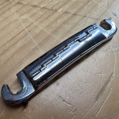 Vintage Gibson Wraparound Lightning Bolt Tailpiece Bridge - 1960's image 7
