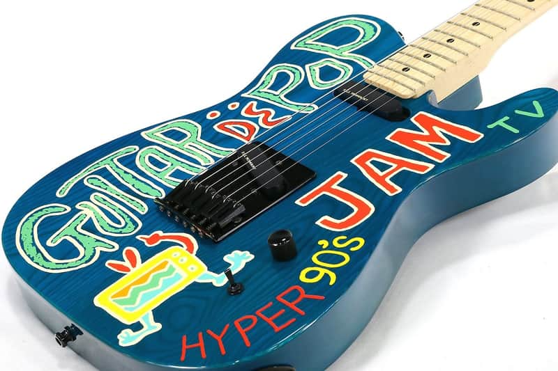 Fernandes JAM-95T Judy and Mary Takuya Signature See Thru Blue