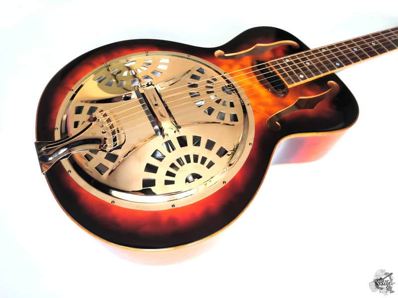 (made in Ukraine) Buran Custom Hi-End Resonator Guitar '2024 Vintage Sunburst w/case image 1