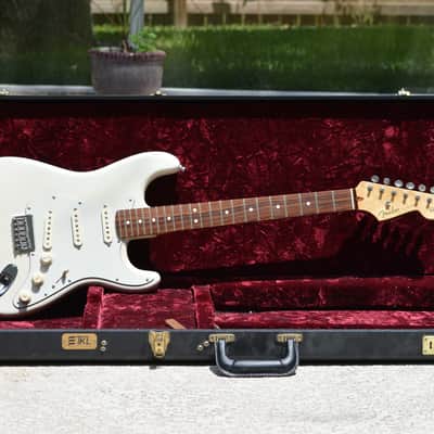 Fender Hardtail Hard Tail Stratocaster Strat White USA American image 1