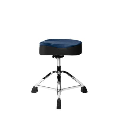 Gator Air Glide Drum Throne Saddle Seat, Blue image 5